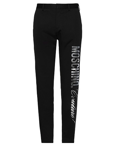 MOSCHINO Casual trouser Black 98% Cotton, 2% Elastane