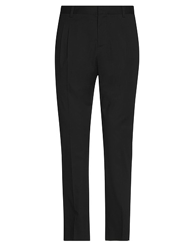 DANIELE ALESSANDRINI Casual trouser Black 97% Cotton, 3% Elastane