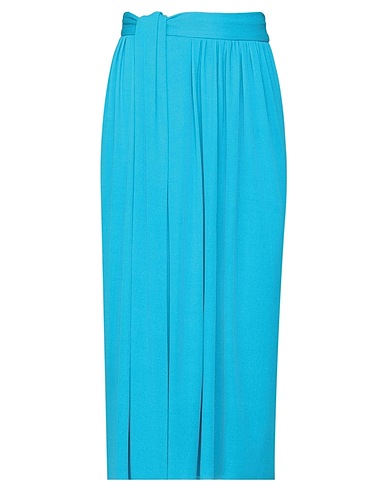BALENCIAGA Midi skirt Azure 92% Viscose, 8% Elastane