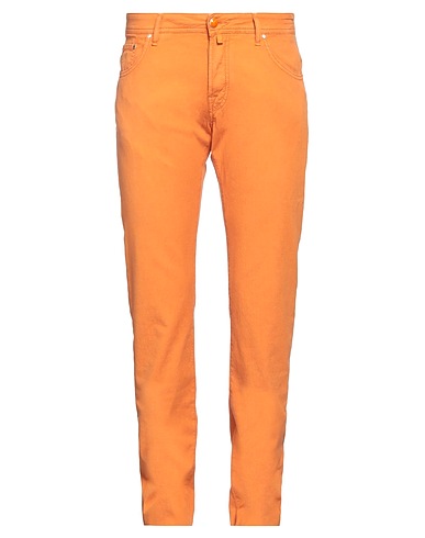 JACOB COHЁN Casual trouser Orange 97% Cotton, 3% Elastane