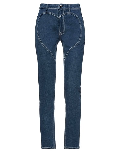 BURBERRY Denim trousers Slate blue 100% Cotton