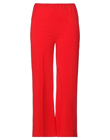 JUCCA Casual trouser Red 95% Viscose, 5% Elastane