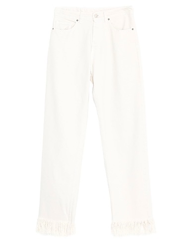 SOUVENIR Jeans Elfenbein 100% Baumwolle
