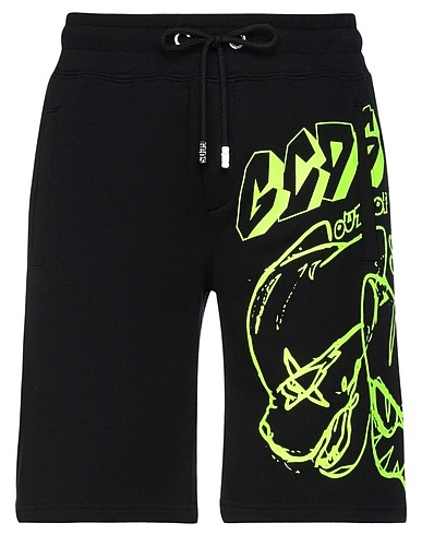 GCDS Shorts & Bermuda Black 100% Cotton
