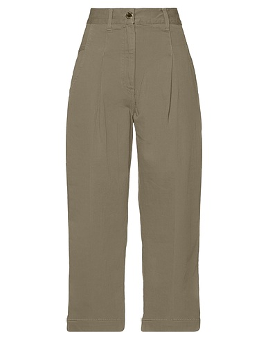 PINKO Casual trouser Military green 100% Cotton