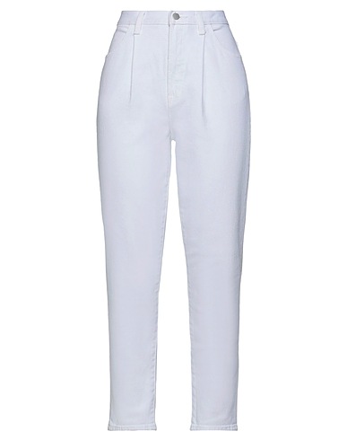 J BRAND Denim trousers White 78% Cotton, 20% Lyocell, 2% Polyurethane
