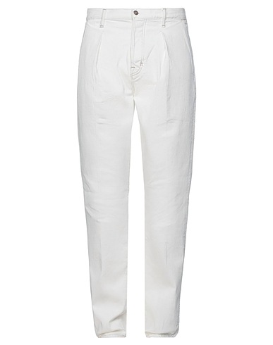 TOM FORD Denim pants White 99% Cotton, 1% Elastane