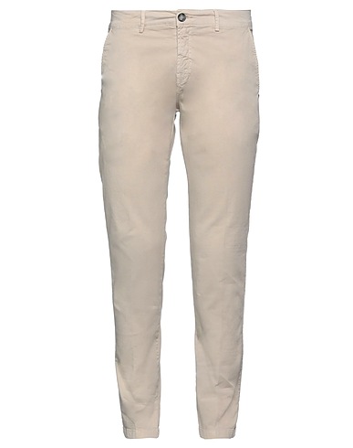 FRANKIE MORELLO Casual trouser Beige 98% Cotton, 2% Elastane