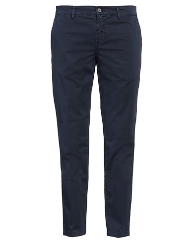 FRANKIE MORELLO Casual trouser Midnight blue 98% Cotton, 2% Elastane