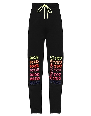 IRENEISGOOD Hosen Schwarz 100% Baumwolle