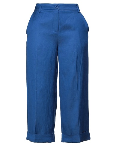 MY TWIN TWINSET Pantalone Blu china 79% Viscosa, 21% Lino