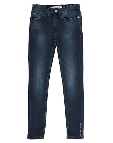 CALVIN KLEIN JEANS Pantalones vaqueros Azul marino 90% Algodón, 8% Elastomultiéster, 2% Elastán