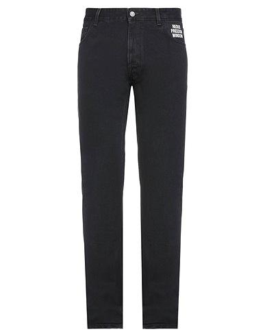 RAF SIMONS Denim pants Black 100% Cotton