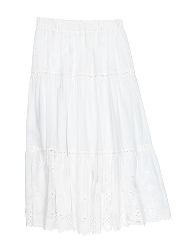 ALBERTA FERRETTI Skirt White 100% Cotton