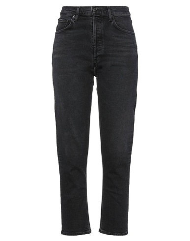 AGOLDE Denim trousers Charcoal 59% Organic cotton, 40% Viscose, 1% Elastane