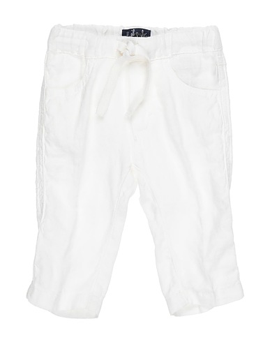 IL GUFO Casual trouser White 100% Linen