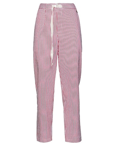 SOUVENIR Pantalone Rosso 57% Poliestere, 43% Cotone