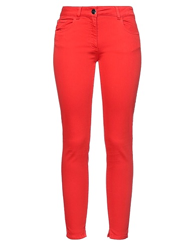 NENETTE Pantalone Rosso 92% Cotone, 6% Elastomultiestere, 2% Elastan