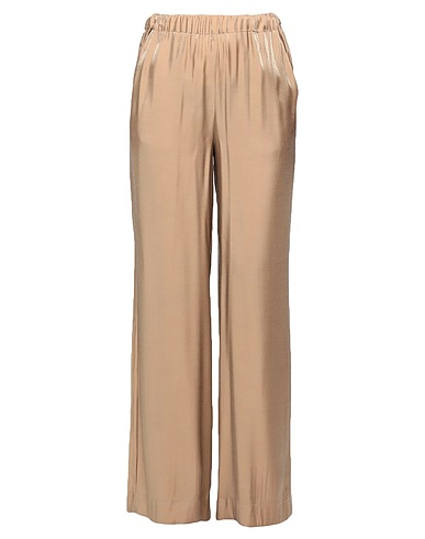 SOLOTRE Casual pants Khaki 100% Viscose