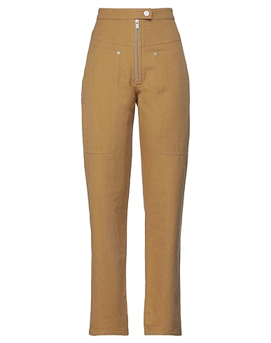 MARANT ÉTOILE Casual trouser Camel 72% Cotton, 28% Linen