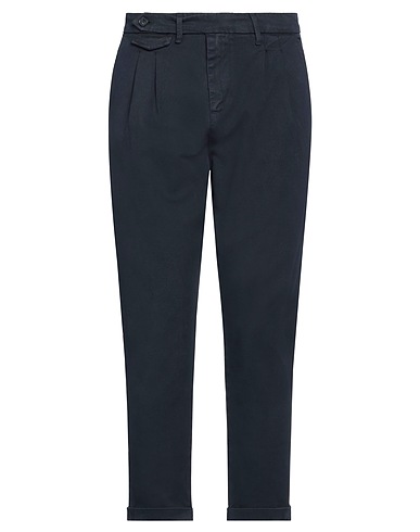STILOSOPHY Casual trouser Navy blue 97% Cotton, 3% Elastane