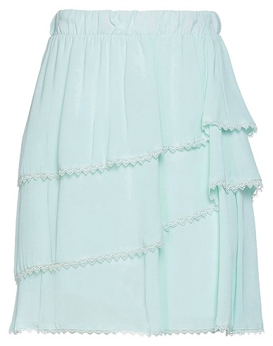 SOALLURE Mini skirt Light green 100% Viscose