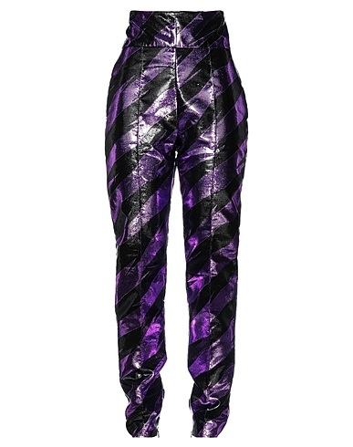 ALEXANDRE VAUTHIER Casual pants Purple 73% Polyester, 27% Silk