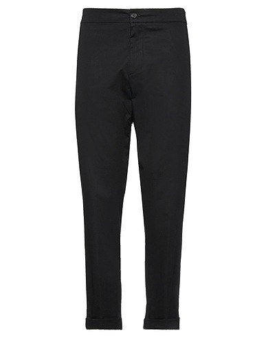 GAZZARRINI Casual trouser Black 98% Cotton, 2% Elastane