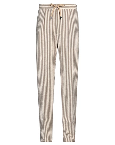 DRUMOHR Casual trouser Ivory 96% Cotton, 3% Elastane, 1% Nylon