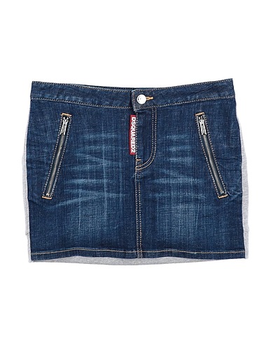 DSQUARED2 Denim skirt Blue 98% Cotton, 2% Elastane