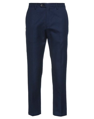 BALLANTYNE Casual trouser Midnight blue 100% Cotton