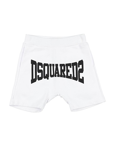 DSQUARED2 BOTTOMWEAR White 100% Cotton, Elastane