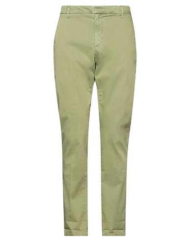 DONDUP Casual pants Military green 96% Cotton, 4% Elastane