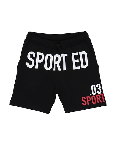 DSQUARED2 Shorts & Bermuda Black 100% Cotton, Elastane