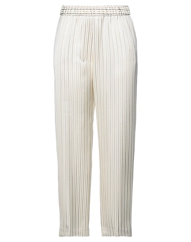 CAPPELLINI by PESERICO Casual trouser Ivory 100% Viscose