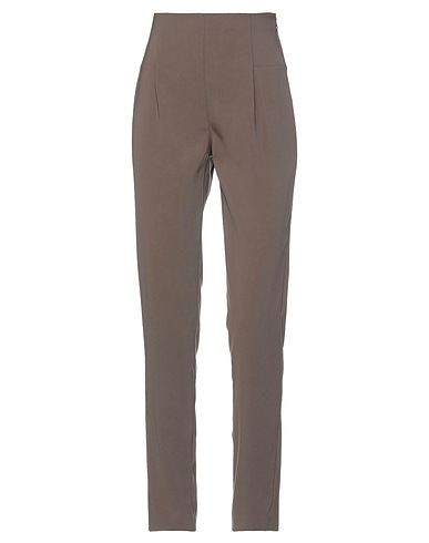 PATRIZIA PEPE Casual pants Khaki 97% Polyester, 3% Elastane
