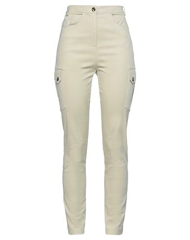 PATRIZIA PEPE Casual trouser Light green 67% Cotton, 29% Lyocell, 4% Elastane