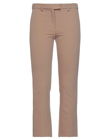 'S MAX MARA Casual trouser Light brown 47% Viscose, 45% Cotton, 8% Elastane