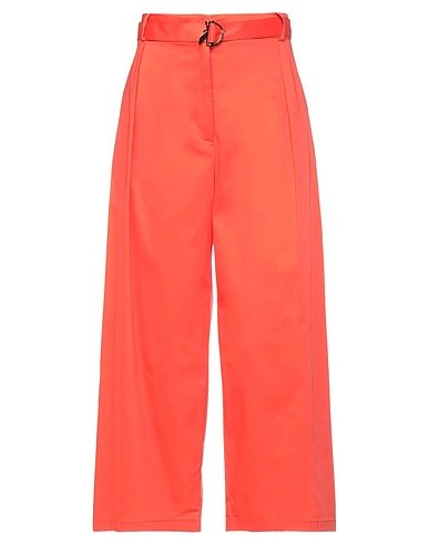 PATRIZIA PEPE Casual trouser Orange 79% Cotton, 18% Polyamide, 3% Elastane