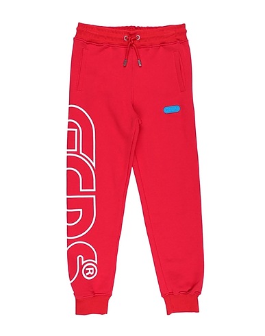 GCDS MINI Casual trouser Red 100% Cotton
