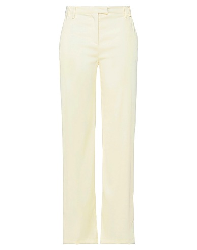PATRIZIA PEPE Pantalone Giallo pastello 97% Poliestere, 3% Elastan