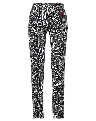 JOHN RICHMOND Denim trousers Black 98% Cotton, 2% Elastane
