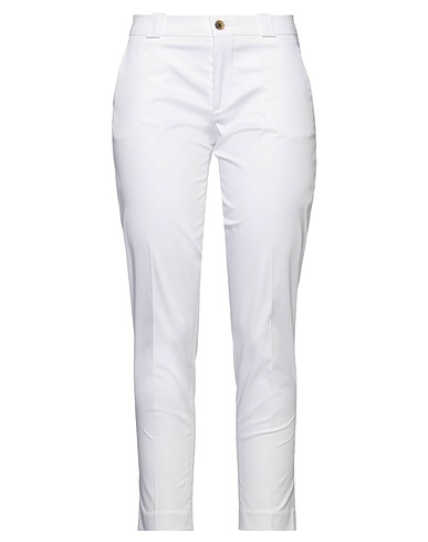 BERWICH Casual trouser White 97% Cotton, 3% Elastane