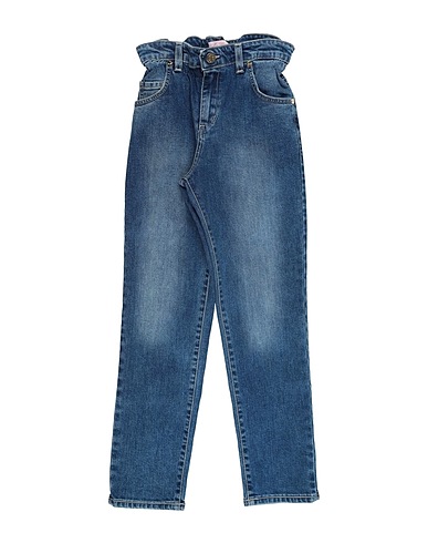 MISS BLUMARINE Denim pants Blue 98% Cotton, 2% Elastane
