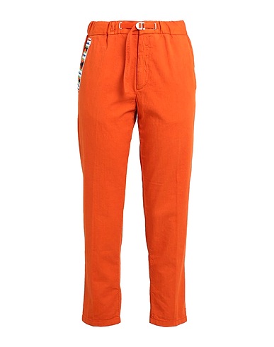 WHITE SAND Casual trouser Orange 100% Cotton