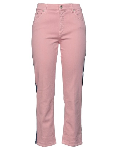 DONDUP Denim trousers Pink 98% Cotton, 2% Elastane