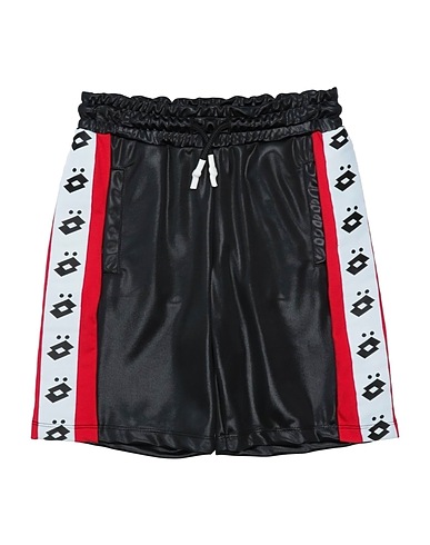 GAëLLE x LOTTO LEGGENDA Shorts & Bermuda Nero 95% Cotone, 5% Elastan