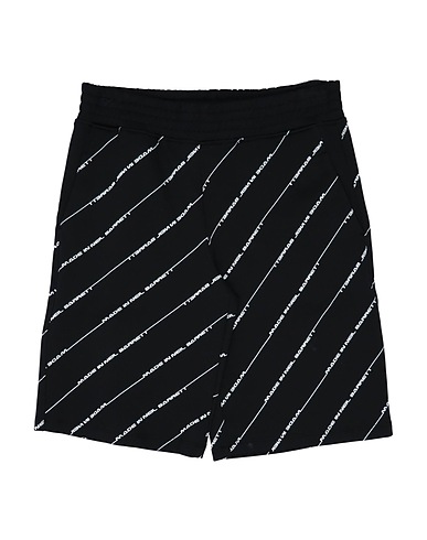 NEIL BARRETT Shorts & Bermuda Black 56% Polyamide, 44% Cotton