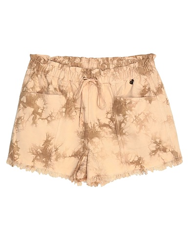 TWINSET Shorts & Bermuda Beige 72% Cotton, 28% Lyocell