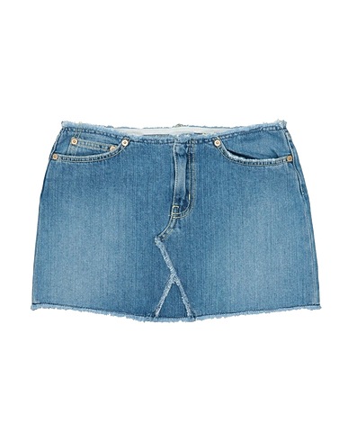 DONDUP Denim skirt Blue 100% Cotton